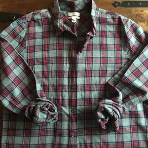 JCrew Light Flannel Boy Shirt